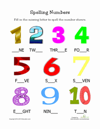 Maybe you would like to learn more about one of these? Spelling Numbers Worksheet Education Com
