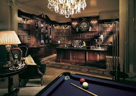 Study With Pool Table Home Office Design Home Luxury Living