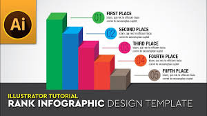 Illustrator Tutorial Rank Infographic Design Template