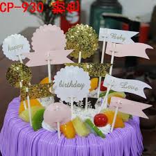 Find over 100+ of the best free cake table images. 10 Sets Wedding Cake Toppers Happy Birthday Floating Flag Plugin Birthday Party Creative Dessert Table Decoration Cumpleanos Cake Decorating Supplies Aliexpress