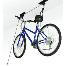 Even for people who have garages, stored bicycles can still get in the way. Rad Cycle 100 Lb Capacity Ceiling Mount Bicycle Lift Hoist For Garage Storage Hwd630540 The Home Depot