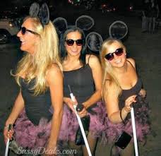 Blind Mice Group Halloween Costume Idea For Women Kirsten Wehrenberg Klee Mitton Halloween Kostume Frauen Halloween Mode Und Halloween Kostume Fur Madchen