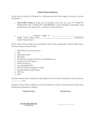 Contoh surat tanda terima dokumen. Contoh Surat Berita Acara Serah Terima Sertifikat Tanah Contoh Seputar Surat