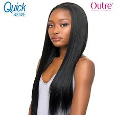 The following tips are specifically for natural wave or straight hairstyles; Outre Quick Weave Synthetic Hair Half Wig Brazilian Boutique Sleek Pressed
