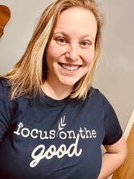 Boho Focus On The Good tee ❤️❤️ • Is Navy or Cardinal Red your favorite? •  #ThisOrThat • Pictured below are our Collab Team Members Carissa Krueger &  Raquela McManimon-Myers #jemodel