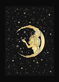 Scorpio Moon Goddess Moon Goddess Art Moon Art Zodiac Art