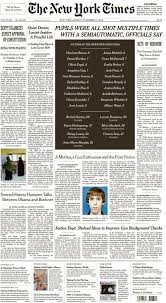 The Front Page Of Sunday S New York Times Mini Books New York Times Miniature Books