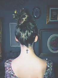 If you like cross tattoo neck, you might love these ideas. Pin On Miscellaneous