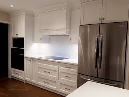 Our expert cabinet design team will meet you in your richmond home to help plan your dream kitchen. Transitional Kitchen With Unify White Cabinetry And Floating Island Countertop Fengfa Kitchen Cabinets Bathroom Vanities Richmond Hill Markham