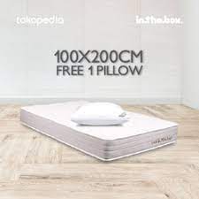 Harga kasur spring bed in the box plus uk 100x200 (super single) free pillow. Jual Kasur Springbed Single Terbaik Harga Murah July 2021 Cicil 0