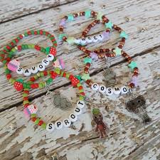 Dandys World Inspired Bracelet With Charms, Cosmo and Sprout, Sweet and  Savory Trinket Charm, Roblox Inspired, Hand Drawn Charms - Etsy