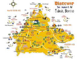 Penari dari pusat kebudayaan murut tenom dengan tarian magunatip. This Is Map Of Sabah Malaysia State Sabah Sarawak Map Of Malaysia Kedah Tourist Map Kedah Travel Guides Roadmap Hotel Accomodation Attraction Tour Travel
