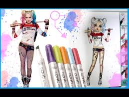 Frisuren zeichnen mädchen zeichnen top model vorlagen topmodel ausmalbilder topmodel zeichnen top model malen malvorlagen gratis bunte zeichnungen malvorlagen zum ausdrucken. Topmodel Malbuch How To Draw Harley Quinn Malen Copics Foxy Draws Youtube