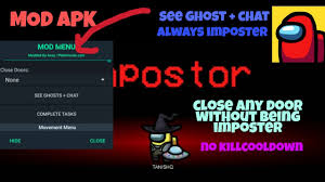 Among Us Mod Apk Latest Version For Android Ios Always Imposter Hack No Kill Cooldown Speed Hack Youtube