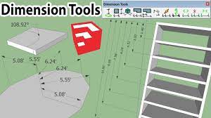 Select the text tool ( ) from the default toolbar or by selecting how are dimensions written? Sketchup Advanced Dimension Tools Youtube