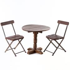 Antique Child S Table With 2 Folding Chairs Pub Table And Chairs Folding Chair Table