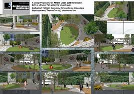 Design Proposal For A Pocket Park In An Athens Urban Void Pocket Park Parking Design Landscape