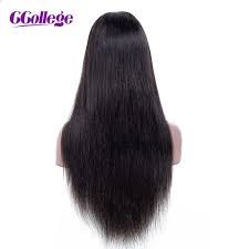 Ccollege Sac Tutkalsiz Dantel On Insan Sac Peruk Siyah Kadinlar Icin Dogal Renk Brezilyali Duz Remy Sac Peruk Wig Hairstyles Front Hair Styles Remy Hair Wigs