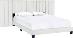 Larkhaven White King Bed In 2021 White Queen Bed Queen Upholstered Bed Beds For Sale