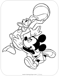 Download printable basketball coloring pages to print for free. Mickey Mouse Friends Coloring Pages 2 Disneyclips Com