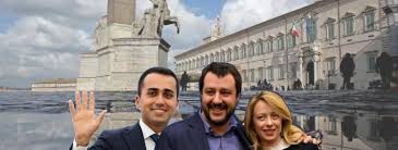 Risultati immagini per meloni + di maio