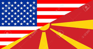 Griechenland hatte bei der weltorganisation für geistiges eigentum (wipo) die exklusiven, internationalen rechte für den stern von vergina beansprucht. Usa Amerika Macedonia Halfte Des Landes Sprache Flagge Lizenzfreie Fotos Bilder Und Stock Fotografie Image 55268150
