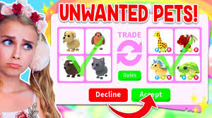 You get the choice of dog or cat adopt me free pets. Trading Unwanted Pets Only In Adopt Me Roblox Youtube