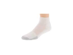 Thorlos Tennis Mini Crew Single White Quarter Length Socks