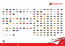 humbrol wall chart humbrol paint and track colour aa2240