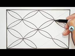 Dengan tampilan beresoluti tinggi yaitu 780x1040, ezabatik. Menggambar Motif Batik Flora Kombinasi Kawung Batik Sederhana 1 Youtube