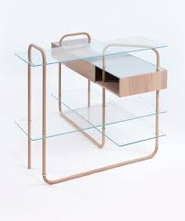 Bring this transitional style corner bookcase home to enhance those vacant corners, constructed from metal that offers longevity and comes with a black finish. Giacomo Moor S Collection Vapore Explores Steam Bending Wood