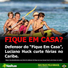 O apresentador da rede globo vai finalmente anunciar que tomará conta dos domingos da emissora a partir do ano que vem, garante portal. Nasruas Defensor Do Fique Em Casa Luciano Huck Curte Facebook