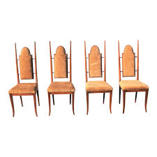 Shop with afterpay on eligible items. 1940s French Art Deco Solid Mahogany Dining Chairs Set Of 4 For Sale Dining Chairs Art Deco Dining Chair Leather Dining Room Chairs