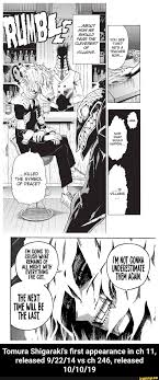 Manga spoiler warning heroes and villains both thrive on violence, but we're still categorized. Tomura Shigaraki S First Appearance In Ch 11 Released 9 22 14 Vs Ch 246 Released 10 10 19 Ifunny Tomura Shigaraki Manga Covers Anime Backgrounds Wallpapers