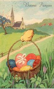 Cartoline D Epoca Di Buona Pasqua Cartoline D Epoca Cartolina Di Pasqua Illustrazione Retro