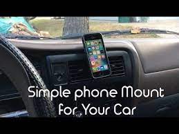 How To Make A Magnetic Phone Holder Diy Youtube Diy Phone Holder Magnetic Phone Holder Phone