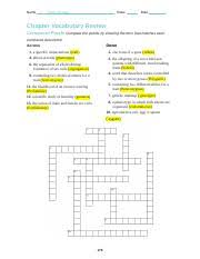 The answer heredity has 36 possible clues. 11 Vocab Review Pdf Name Class Date Chapter Vocabulary Review Crossword Puzzle Complete The Puzzle By Entering The Term That Matches Each Numbered Course Hero