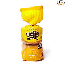 Amazon.com: Udi's Gluten-Free Plain Bagels, "4 Count (Pack of 8) : Grocery  & Gourmet Food