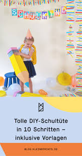 Tolle Diy Schultute Selber Basteln Inklusive Vorlagen Kleines Diy Schultute Selber Basteln Schultute Und Schultute Basteln