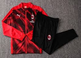 Soccerjerseyparadise Cn Cheap 19 20 Youth Ac Milan Tracksuit Training Jacket Red And Pants Red Jacket Sweatshirt Suit Tracksuit