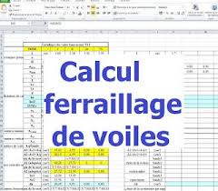 Exemple De Calcul Ferraillage De Voiles Avec Excel Calcul Genie Civil Cours Genie Civil