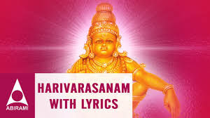 Harivarasanam is a popular song by dr. Harivarasanam With Lyrics Hari Hara Sutha Ashthotram Lord Ayyappan Song Kj Yesudas Youtube