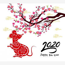 Szczesliwy Nowy Chinski Rok 2020 Roku Szczura Rok Myszy 2020 Kwiat Wisni Kwiat Png I Wektor Do Pobrania Za Darmo In 2020 Chinese Year 2020 Abstract Animal Art Happy New Year Background