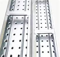 High Strength Steel Plank Scaffold Q235 Galvanized Metal Walk Board for  Building
