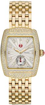18k Yellow Gold Mww02a000565 Diamonds Guilloche Silver Dial Watch