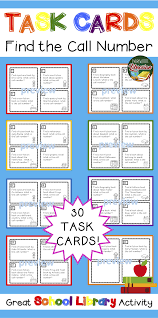 Are You Looking For A Library Activity Here Are Some Task Cards To Teach Call Numbers Library Library Lesson Plans School Library Lessons Elementary Library
