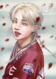 draw semi realistic bust up fan art of your kpop idol