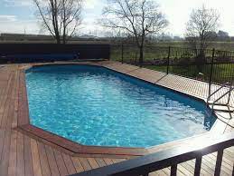 Timber Deck For Above Ground Pool Backyard Pool Landscaping Pool Landscaping Best Above Ground Pool