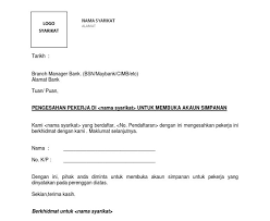 Dengan dilengkapi beragam layanan seperti transfer, bayar jika tidak mau pakai surat ini bisa pakai surat referensi dari perusahaan tempat anda bekerja. Contoh Borang Buka Akaun Maybank