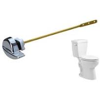 Zilimontt Leva di scarico del serbatoio del WC, maniglia di ricambio per  cassetta del WC, maniglia a leva laterale anteriore per WC (C) : Amazon.it:  ...